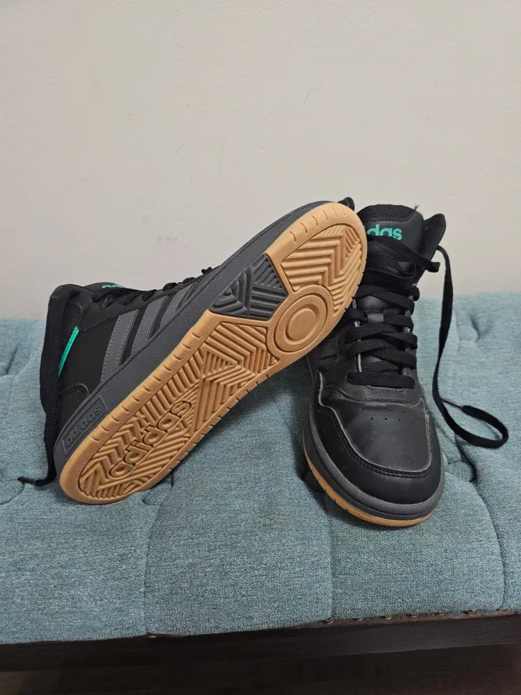 Adidas Black High-Top Sneakers image indicator(2)
