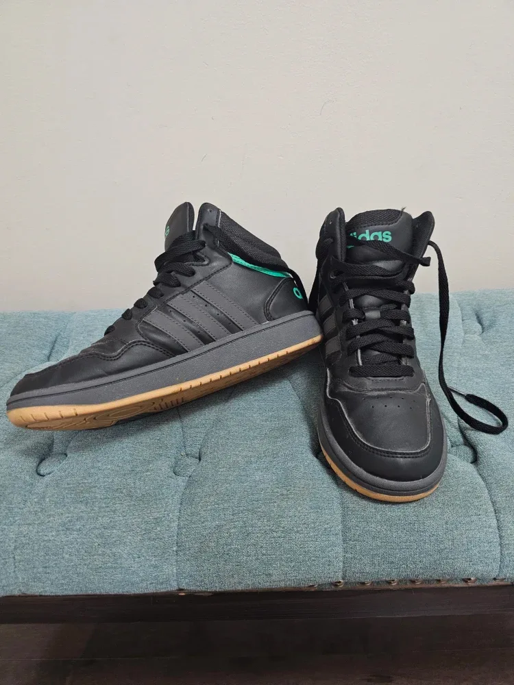 Adidas Black High-Top Sneakers image indicator(3)