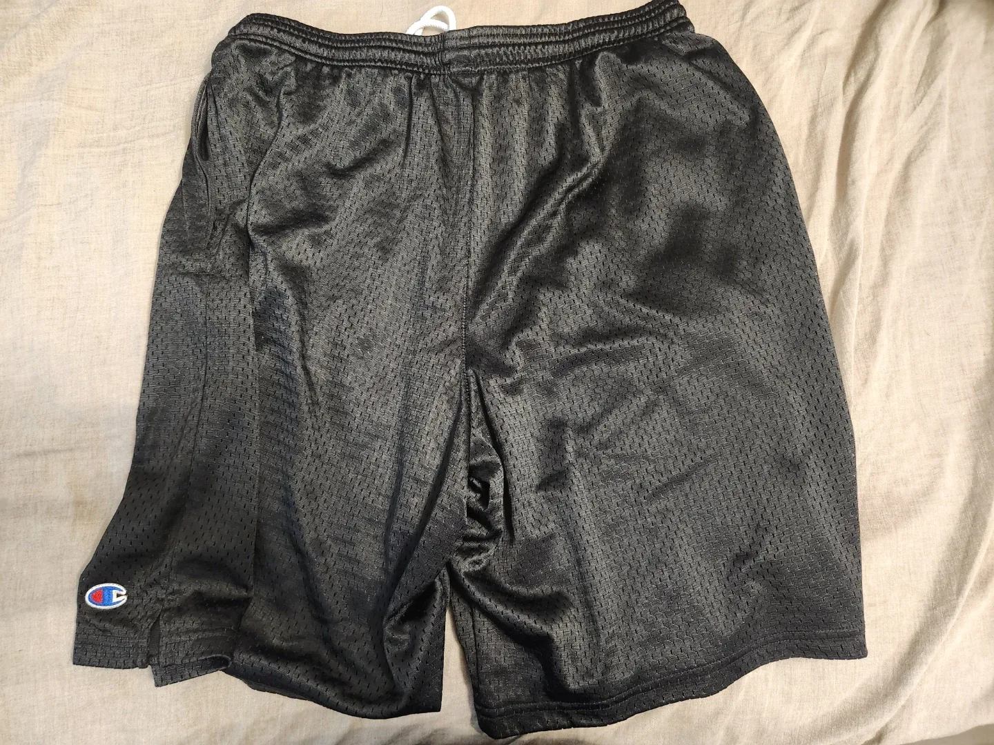 Champion Black Mesh Shorts image indicator(2)