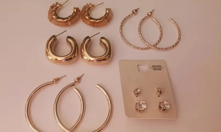 New !! Gold Tone Earrings.   $5 each.