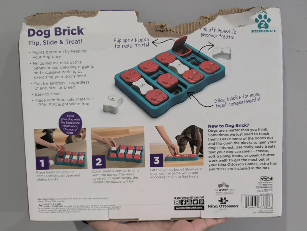 Outward Hound Dog Brick Puzzle Toy - photo 2