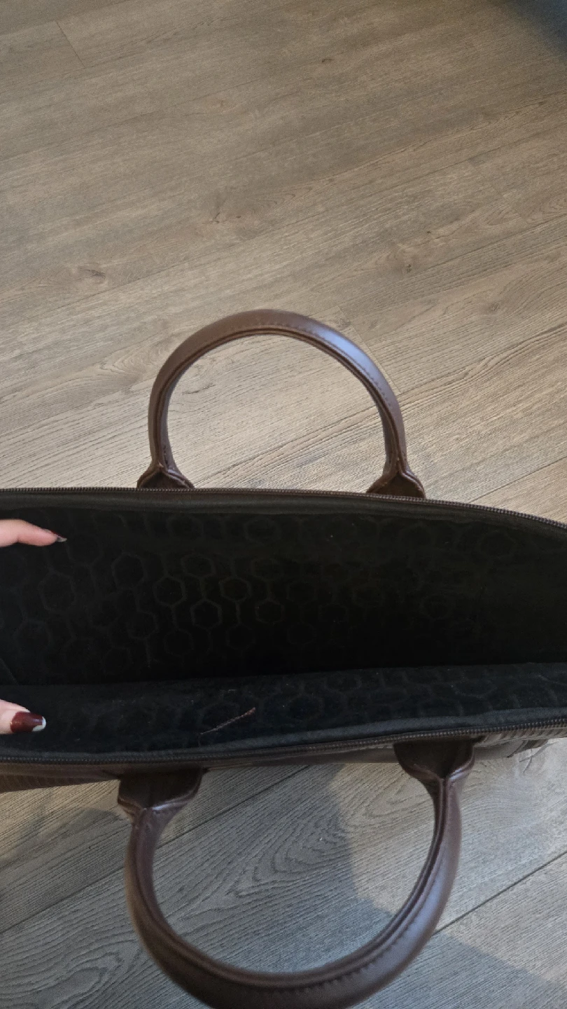 Esbeda Brown Original Leather Laptop Bag - photo 2