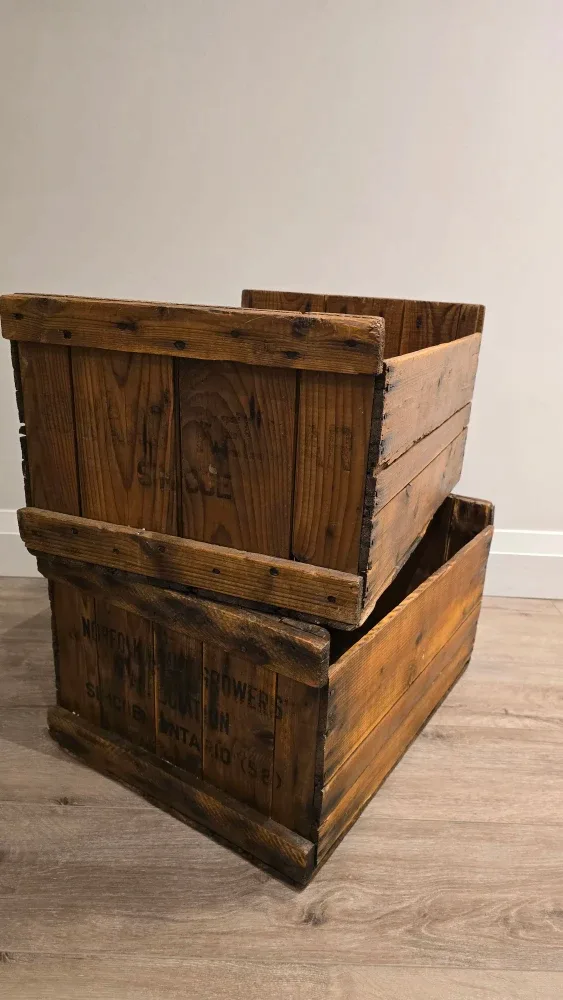 Vintage Wooden Fruit Crates - Simcoe, Ontario image indicator(2)
