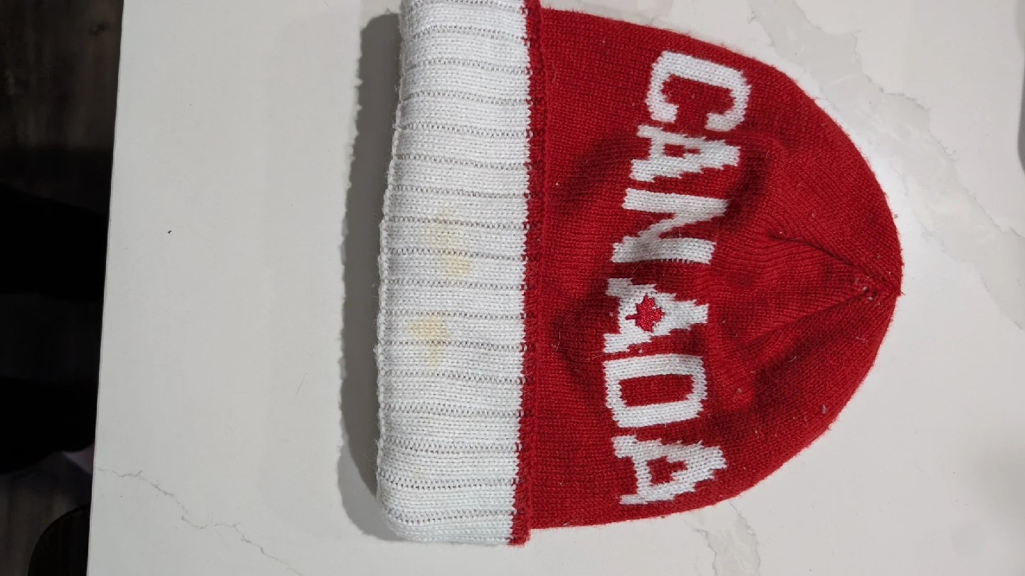 Canada Red & White Beanie