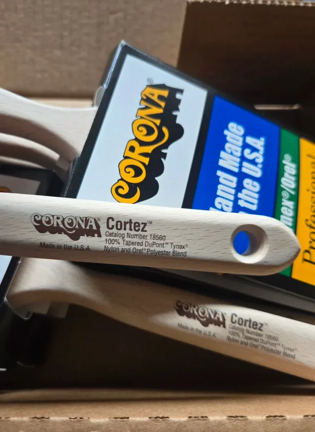Corona Cortez 3 1/2" Paint Brush - Box of 6 New image indicator(3)