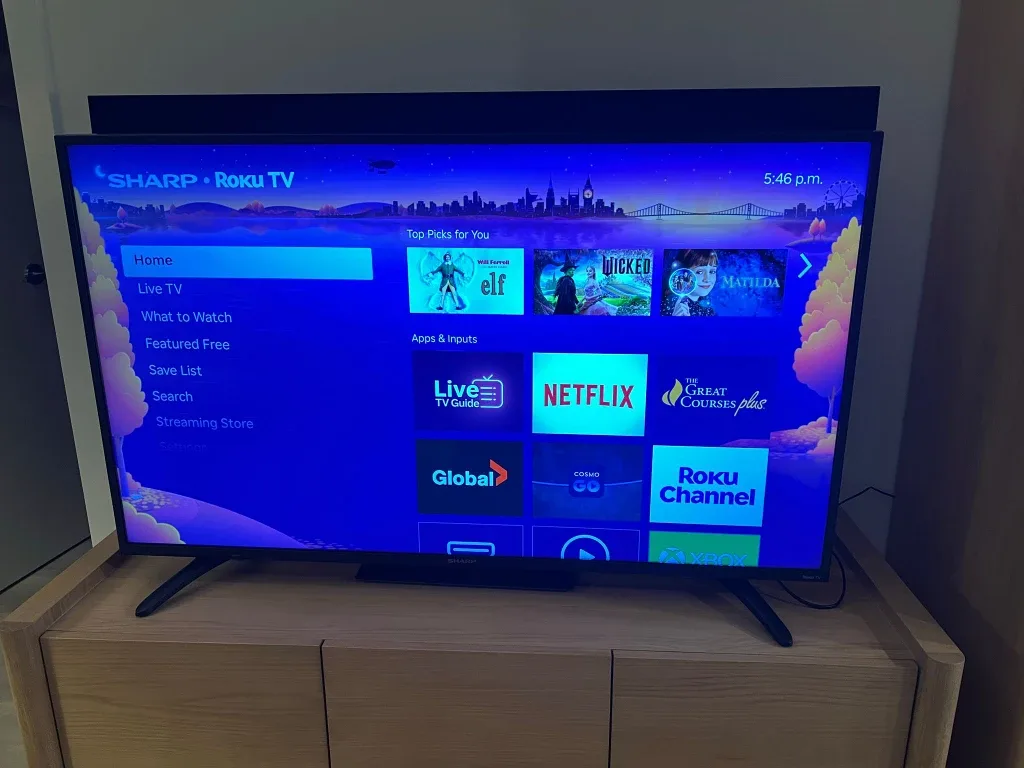 Sharp Roku TV – Model LC-50LBU711C (50”) image indicator(8)