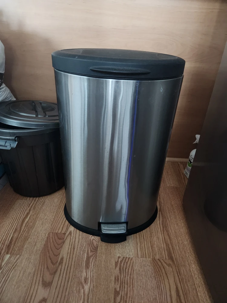 Stainless Steel Step-On Trash Can