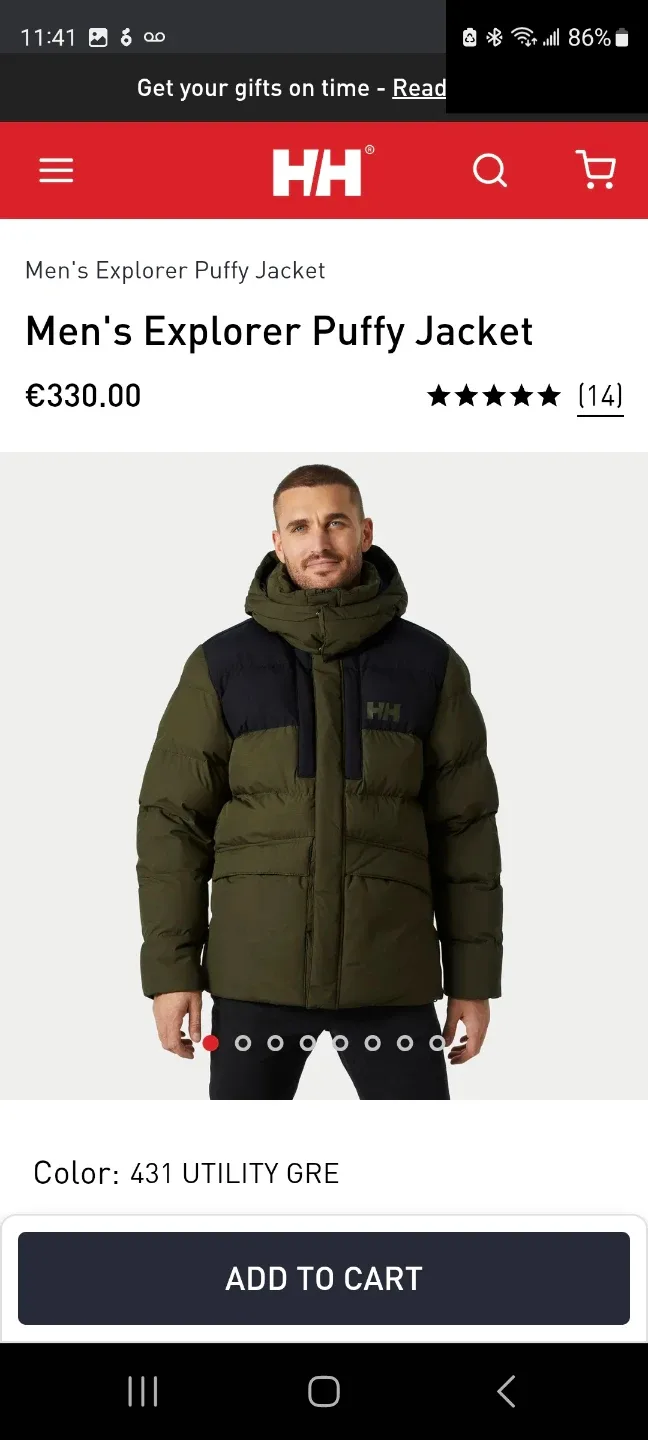 Helly Hansen Men's Explorer Puffy Jacket - Utility Green