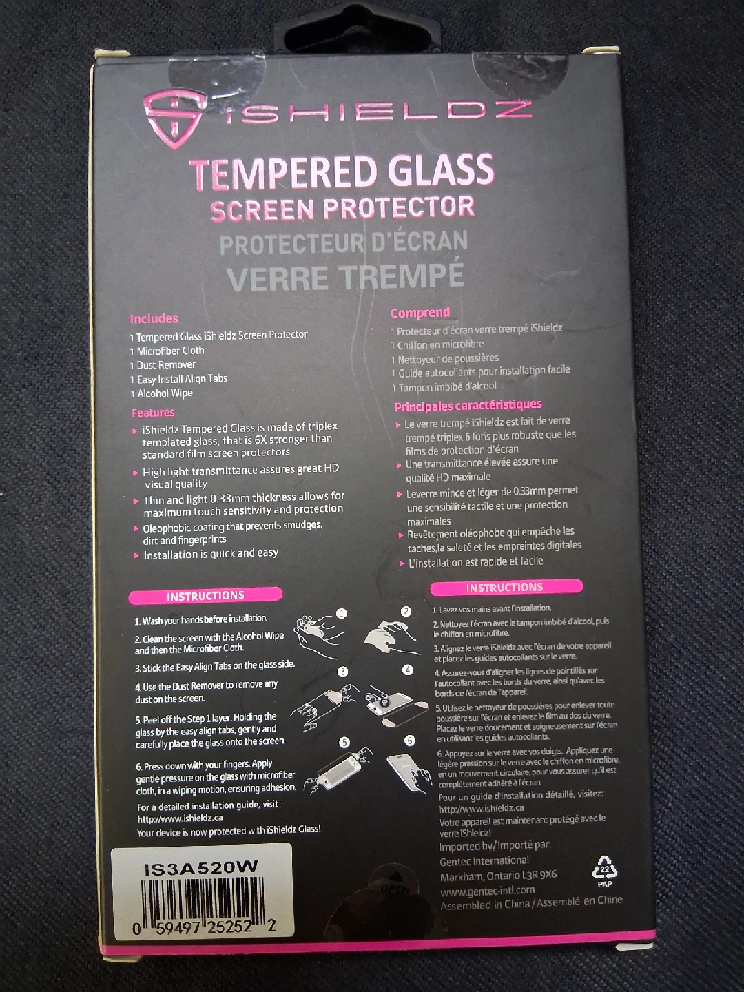 iShieldz Tempered Glass Screen Protector - Samsung A5 (SM-A520W) - photo 4