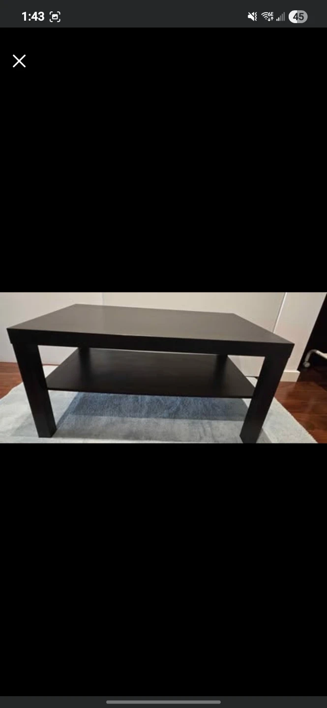 IKEA Lack Coffee Table - Black/Brown - photo 5