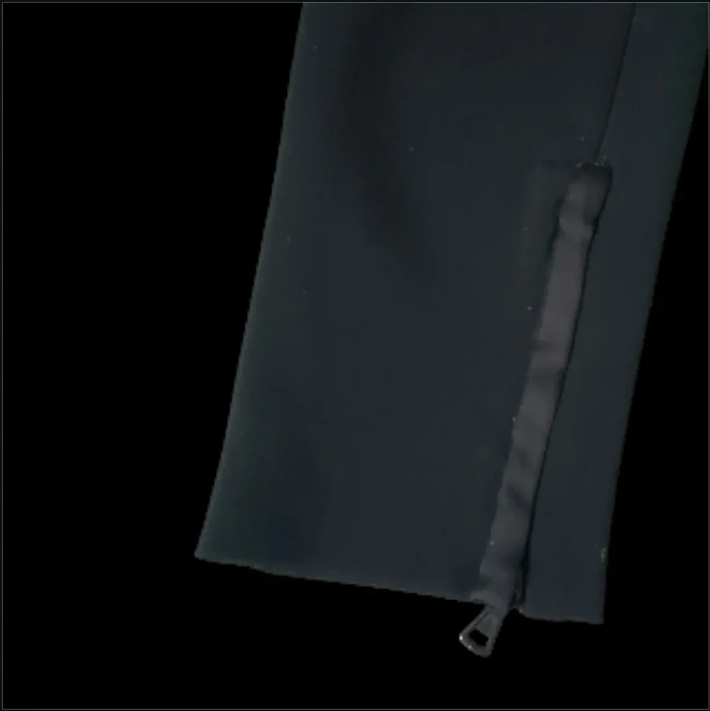 Valentino Black Straight-Leg '90s Pants - Size 6 image indicator(2)