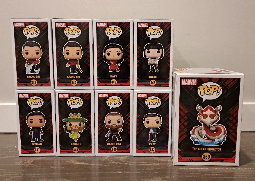 🎬 Marvel 🎥 Shang-Chi Funko Pop! Complete Set PLUS more image indicator(4)
