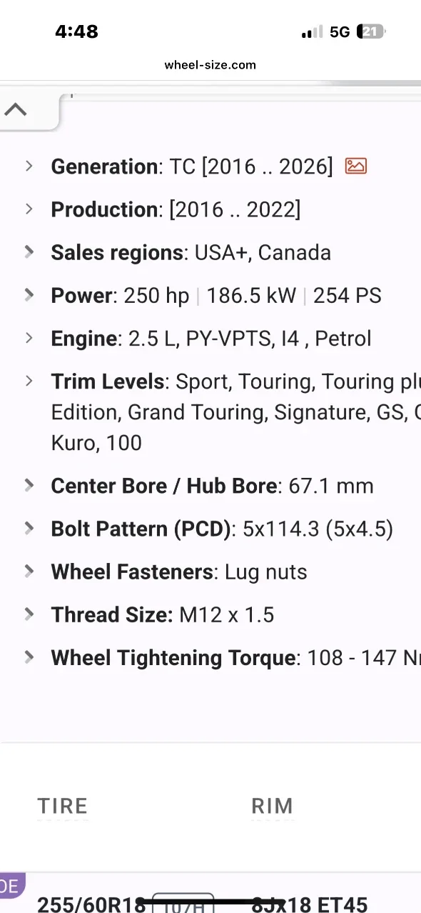 Winter Tires with rims image indicator(7)
