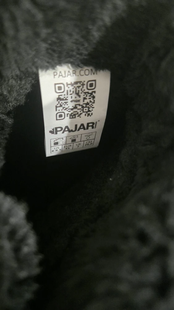 Pajar Black Winter Boots, Size 8 - 8.5 - photo 3