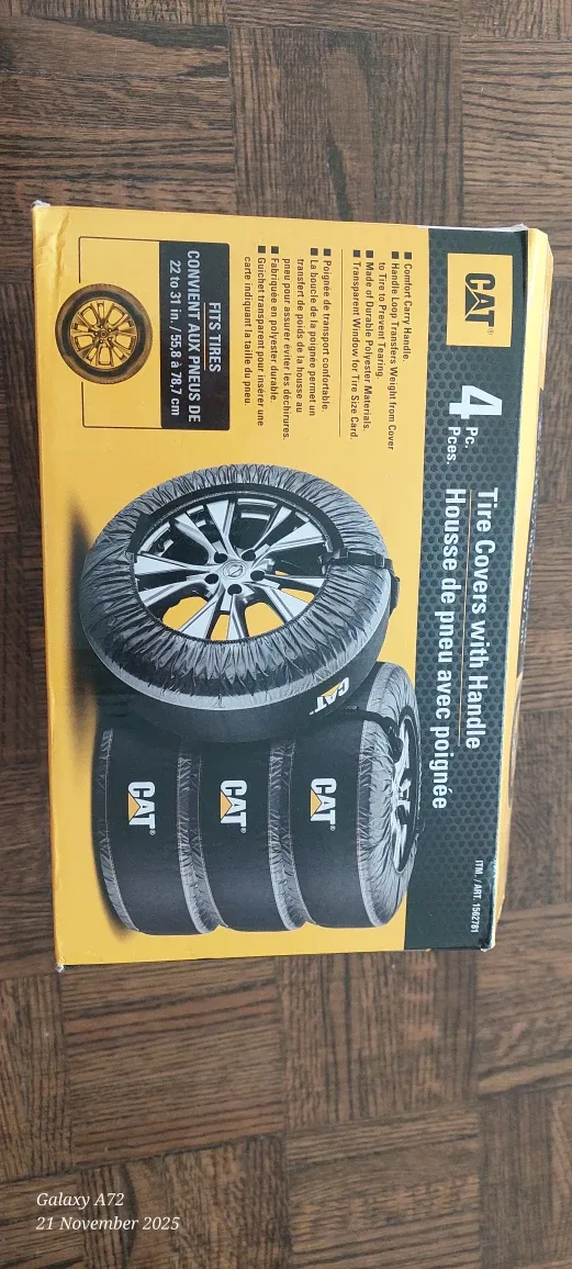 CAT Tire Covers with Handle (Fits 22-31 in) image indicator(5)