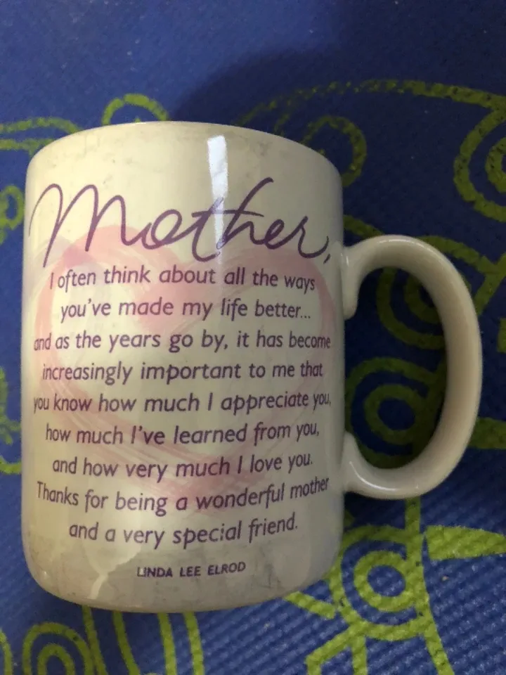 Mother Floral Ceramic Mug - 3pcs