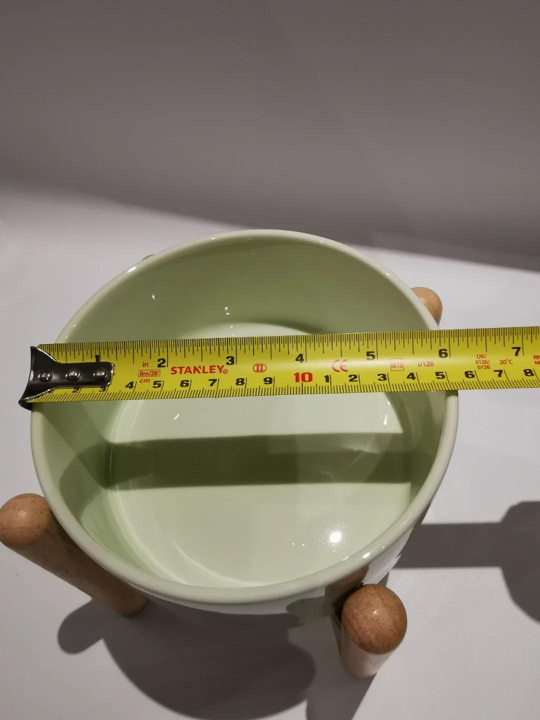 Elevated Pet Bowl with Wooden Stand image indicator(7)