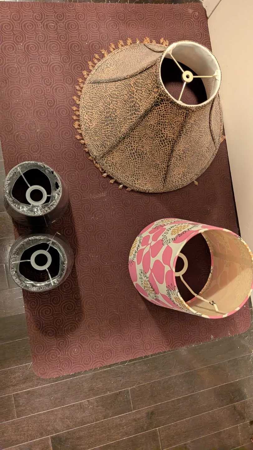 Four Assorted Lamp Shades image indicator(2)