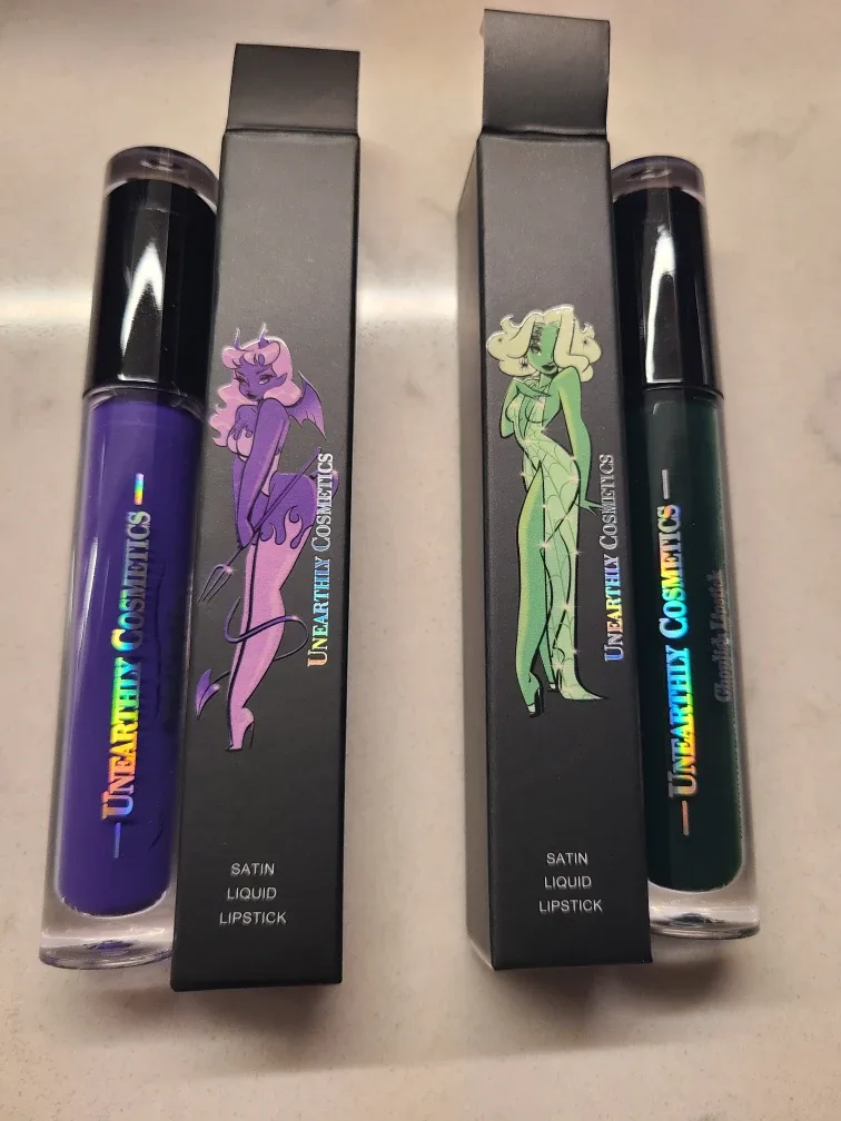 New Unearthly Cosmetics Devour Satin Liquid Lipstick/Gloss image indicator(9)