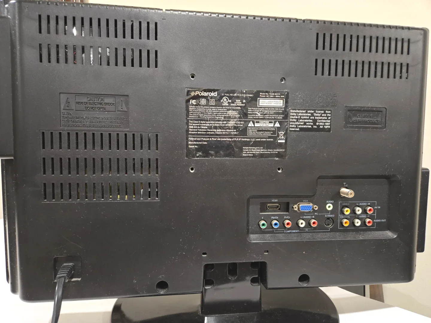 Polaroid 22" Full HD LED Multi-System TV/DVD Combo image indicator(5)