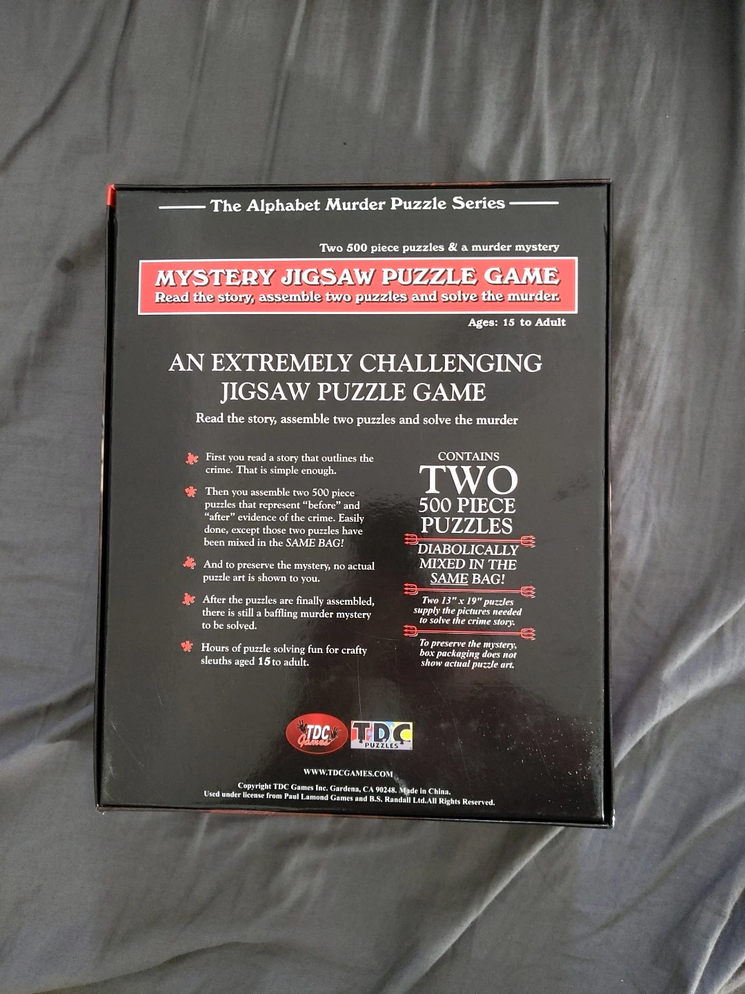 Mystery Jigsaw Puzzle Game - C is for Chocolate - photo 2