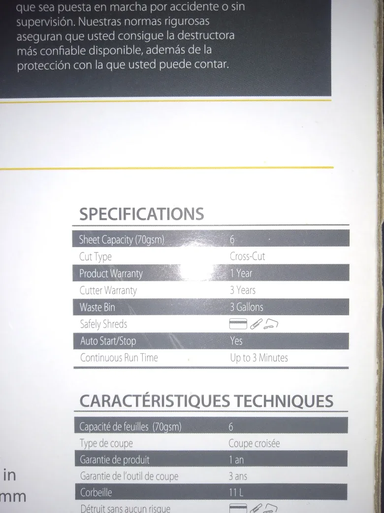 Fellowes PowerShred H-6C Cross-Cut Paper Shredder image indicator(3)