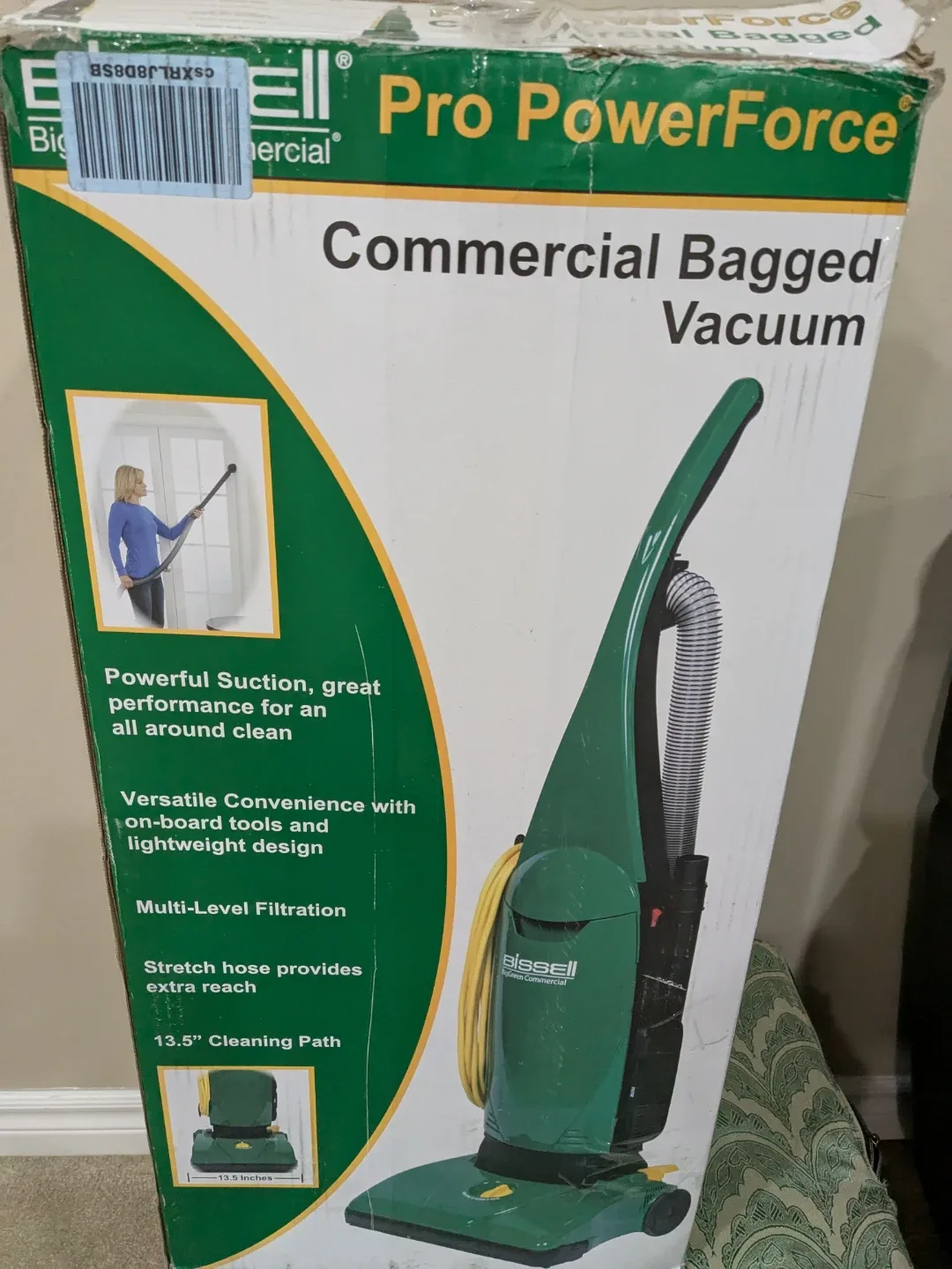Bissell Pro PowerForce Commercial Bagged Vacuum image indicator(3)