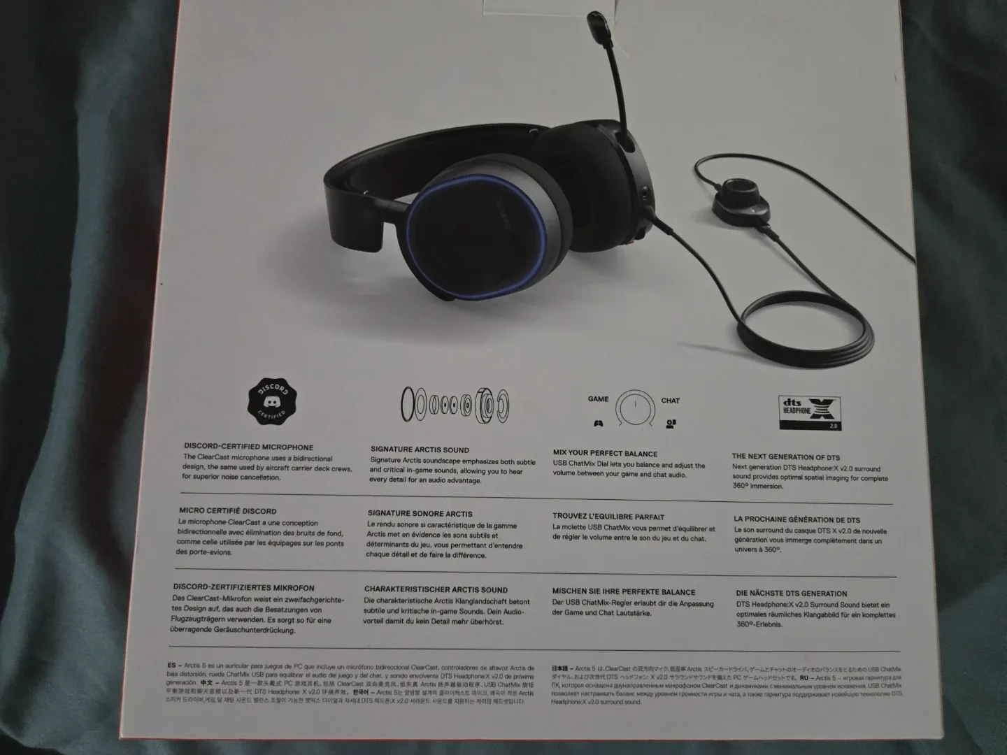 SteelSeries Arctis 5 Gaming Headset - Like New! image indicator(2)