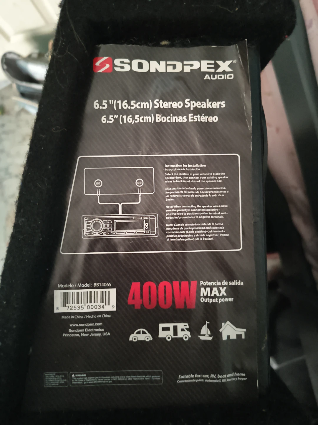 SONDPEX 6.5" Stereo Speakers - Great Sound! - photo 3