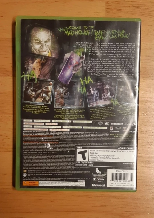 Batman Arkham Asylum - Xbox 360 Game - photo 2