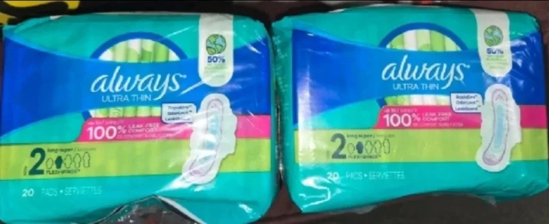 Always Ultra Thin pads with wings Size 2