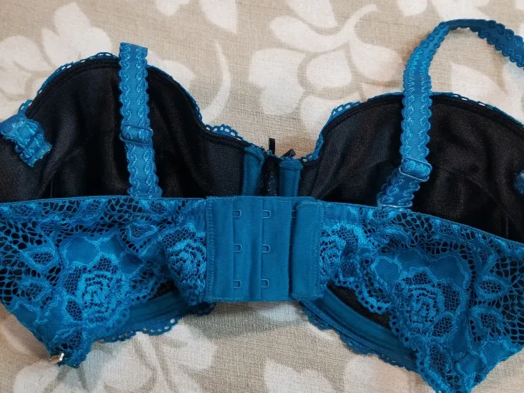 New la Vie en Rose Bra 34DD Blue image indicator(2)