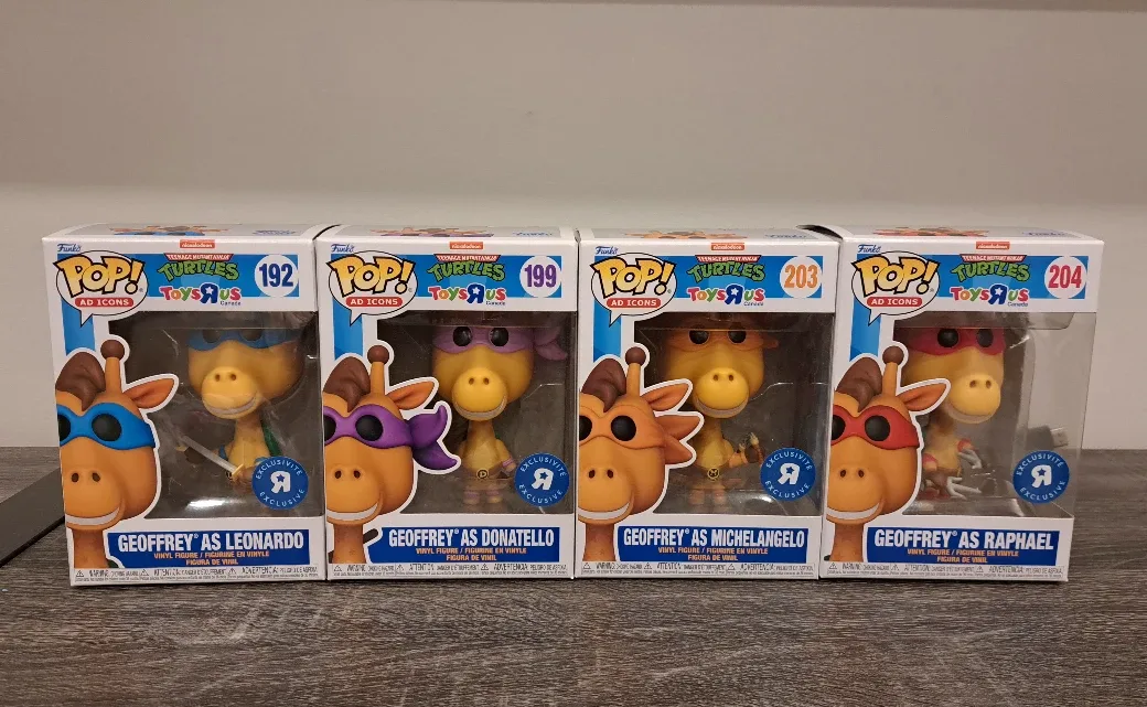 🐢 TMNT x 🦒 ToysRus | Geoffrey as Teenage Mutant Ninja Turtles