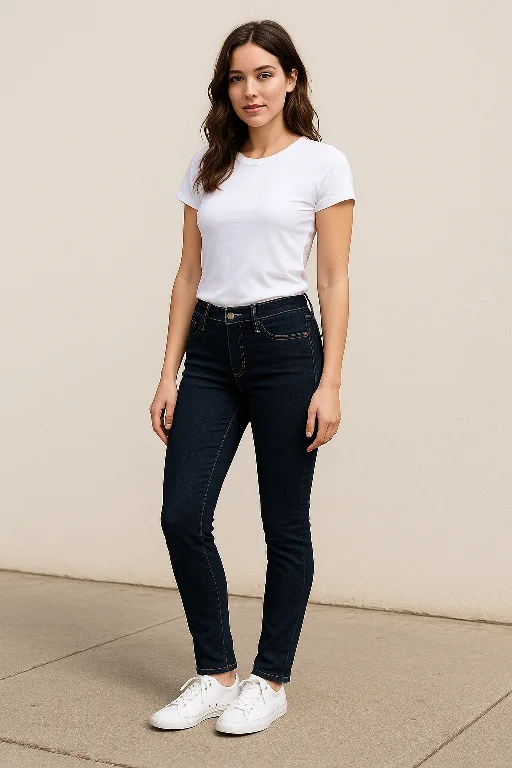 Levi’s 312 Shaping Slim Women’s Jeans – Dark Wash, Size 30 image indicator(2)