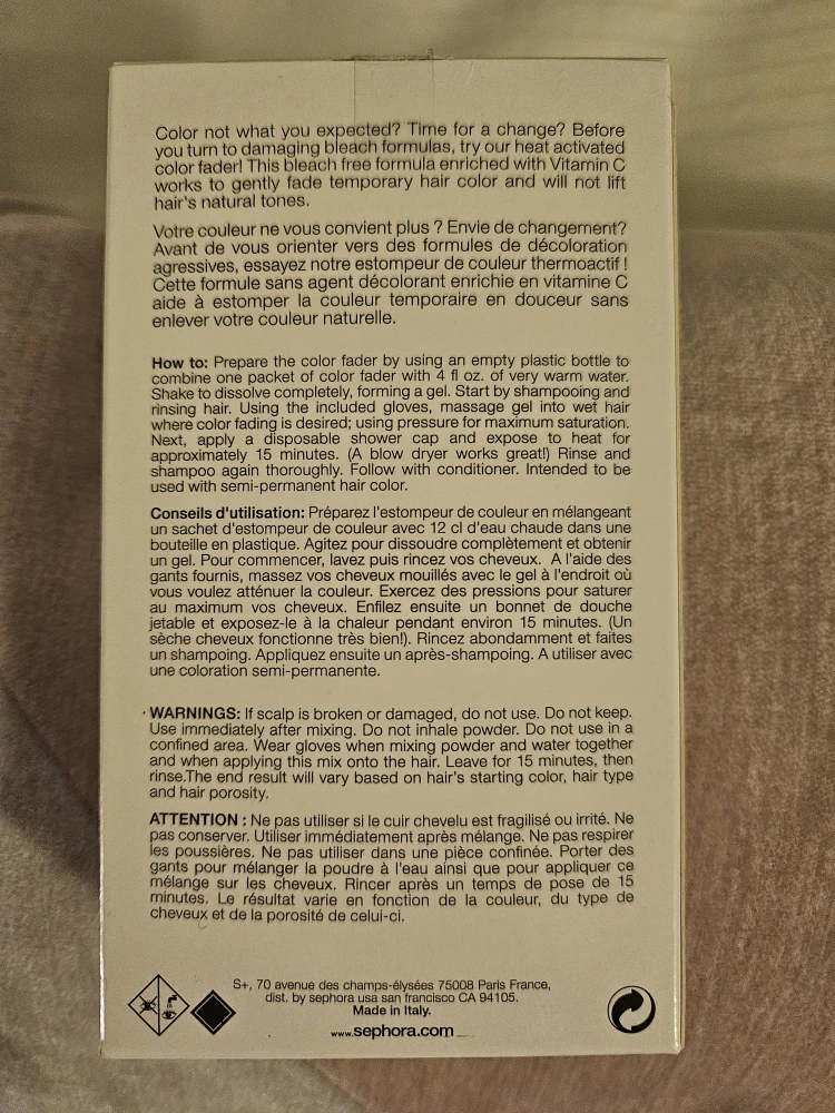 Sephora Hair Heat Activated Color Fader - photo 2