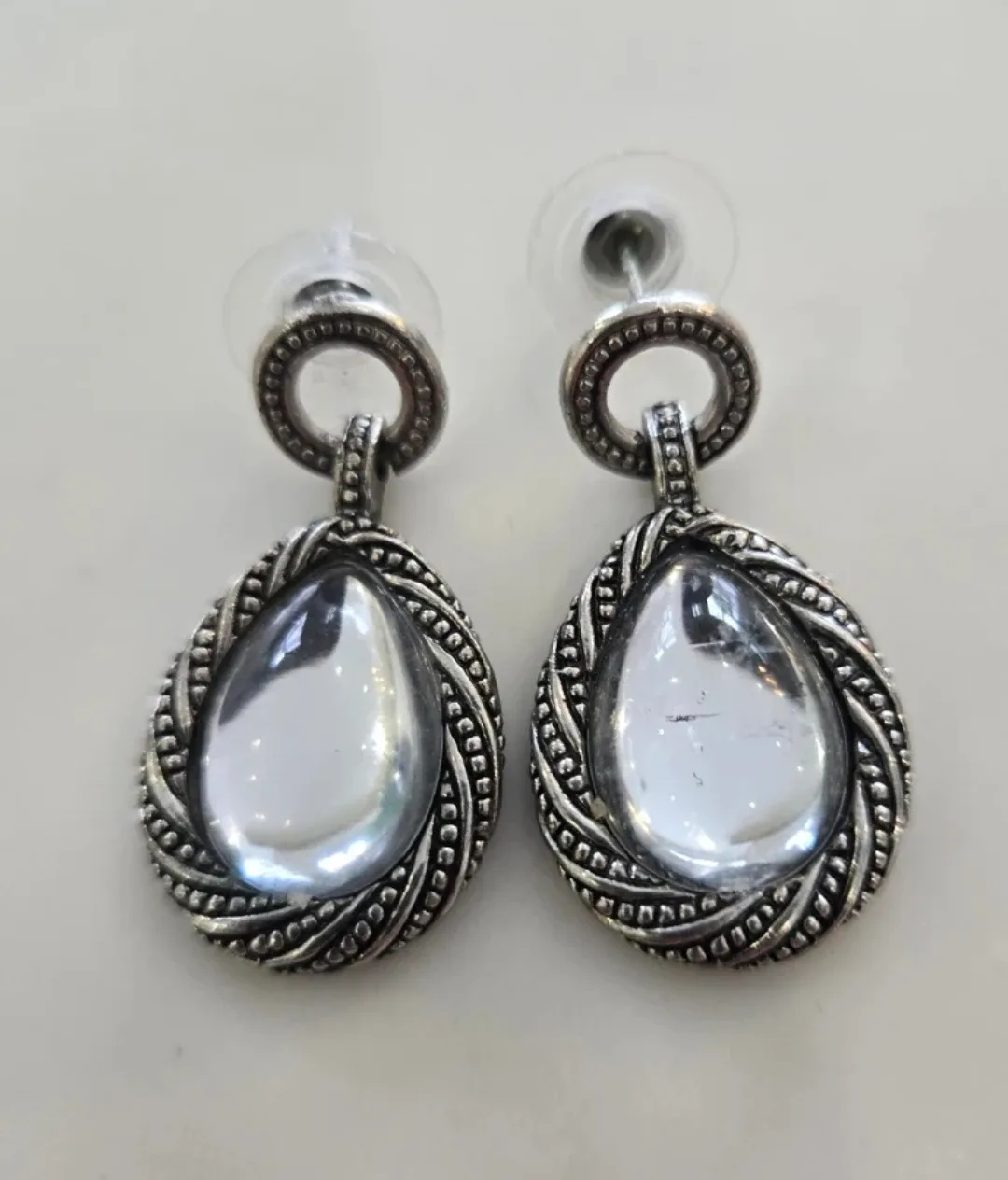Brighton Silver Tone Drop Earrings image indicator(2)