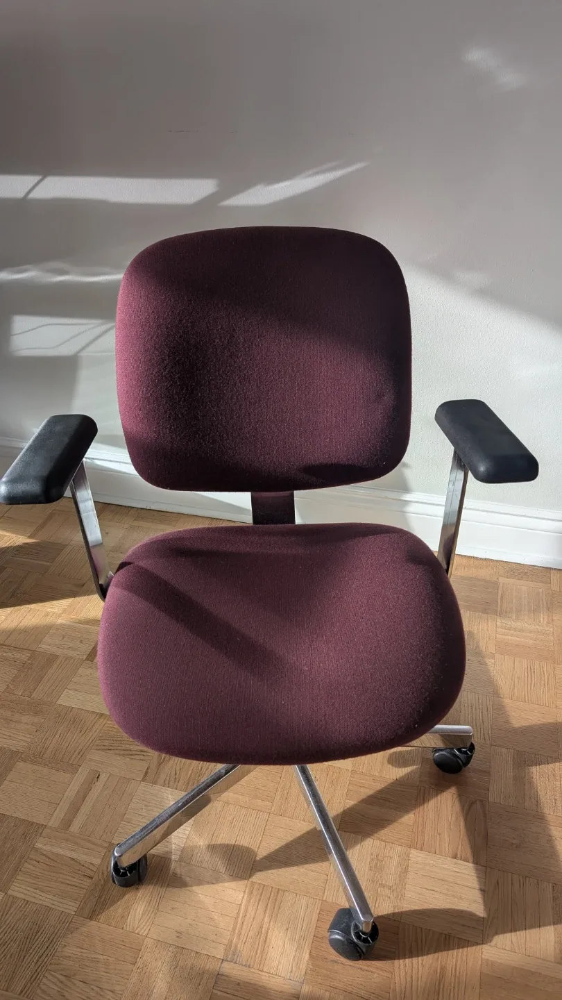 Burgundy Office Chair