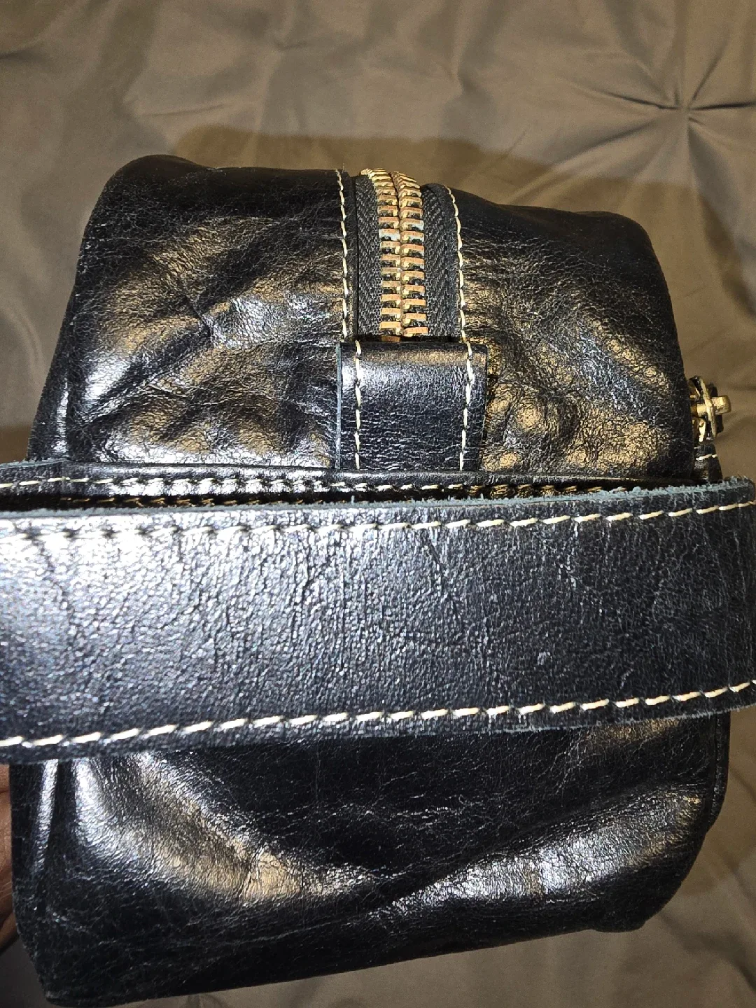 Timberland Leather Travel Kit - Black image indicator(2)