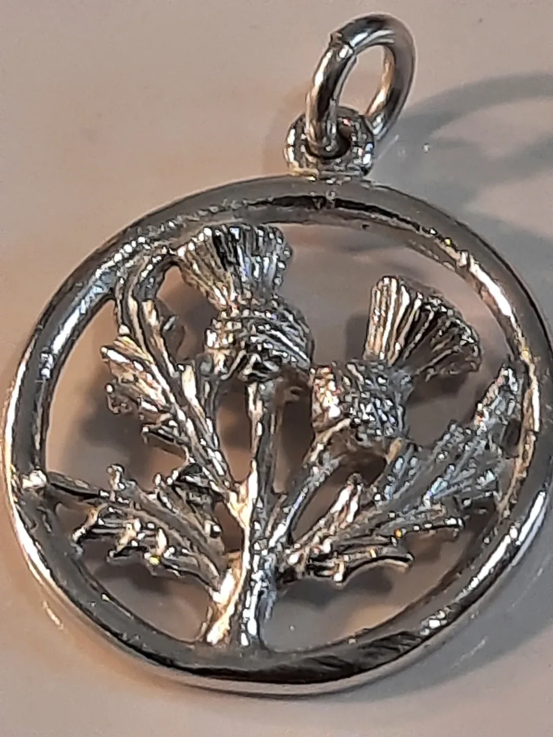 Silver Charm Lot: Bull, Rocking Chair, Scorpio, Thistle image indicator(6)