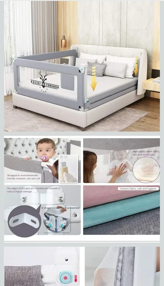 Toddler bed rail QUEEN SIZE