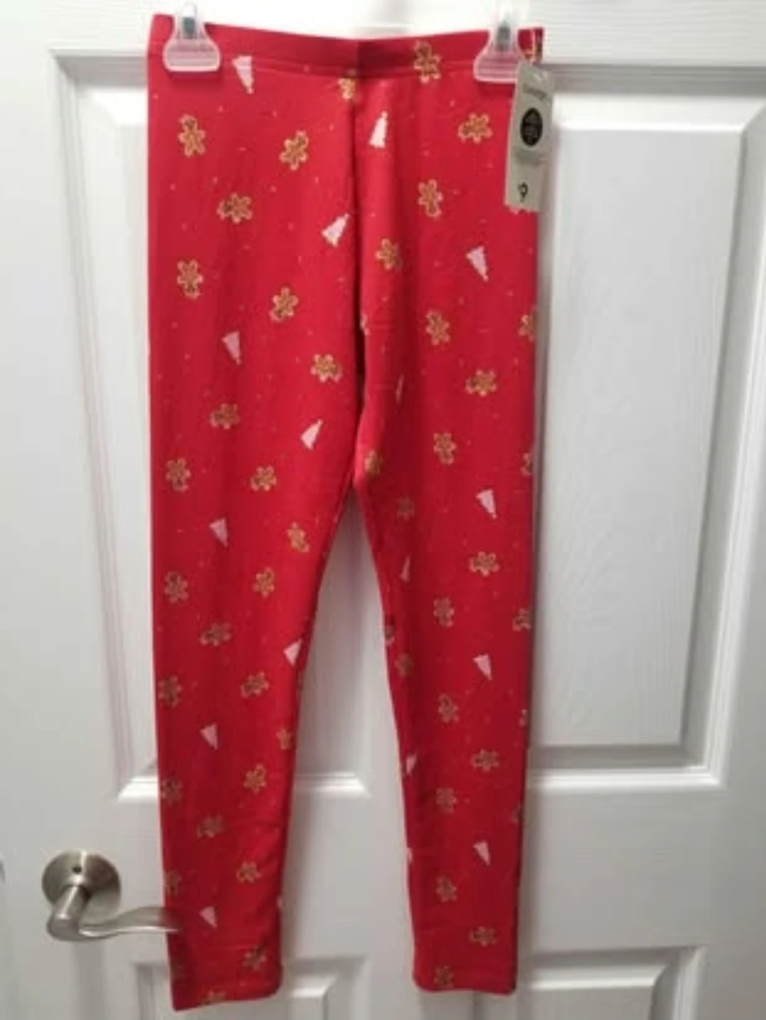New George Red Christmas Leggings - Size XL ( 14 - 16 )