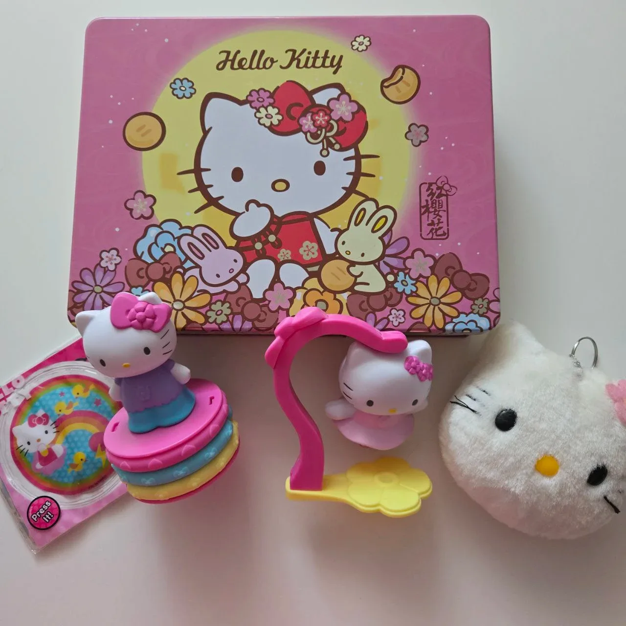 Hello Kitty Toy Set with Tin Box