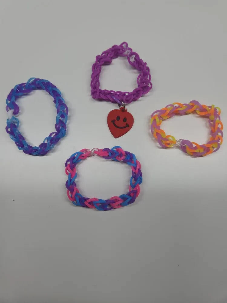Loom Bracelets - Handmade (Super Strechy Material)