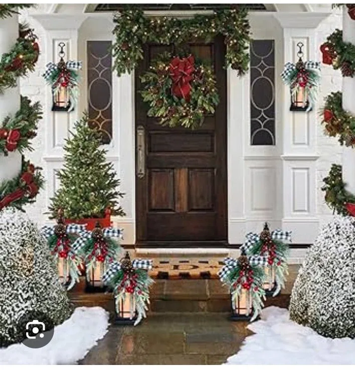 Set of 2 Holiday living big lantern image indicator(2)