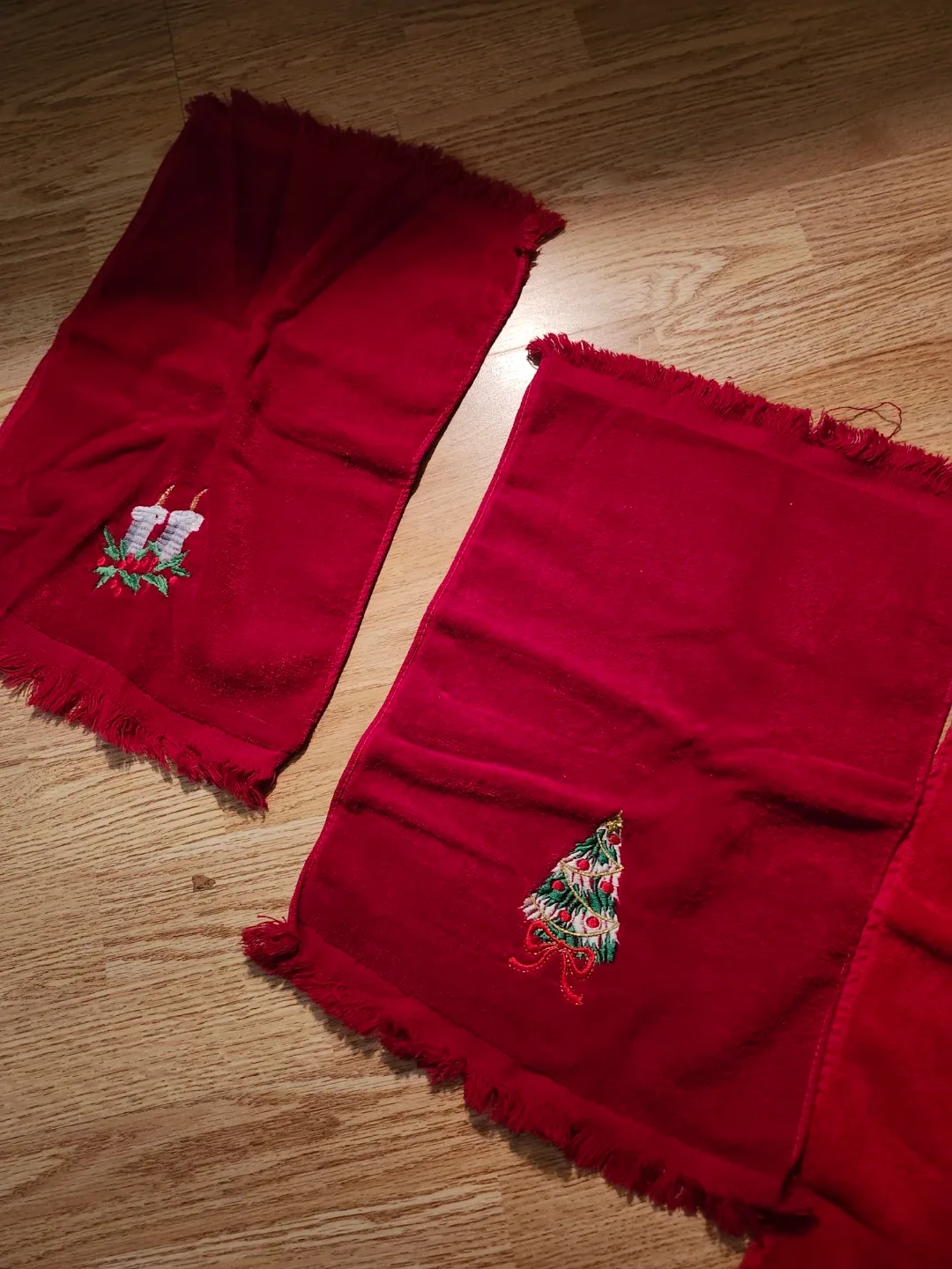 New Christmas small hand towels with face cloth image indicator(4)