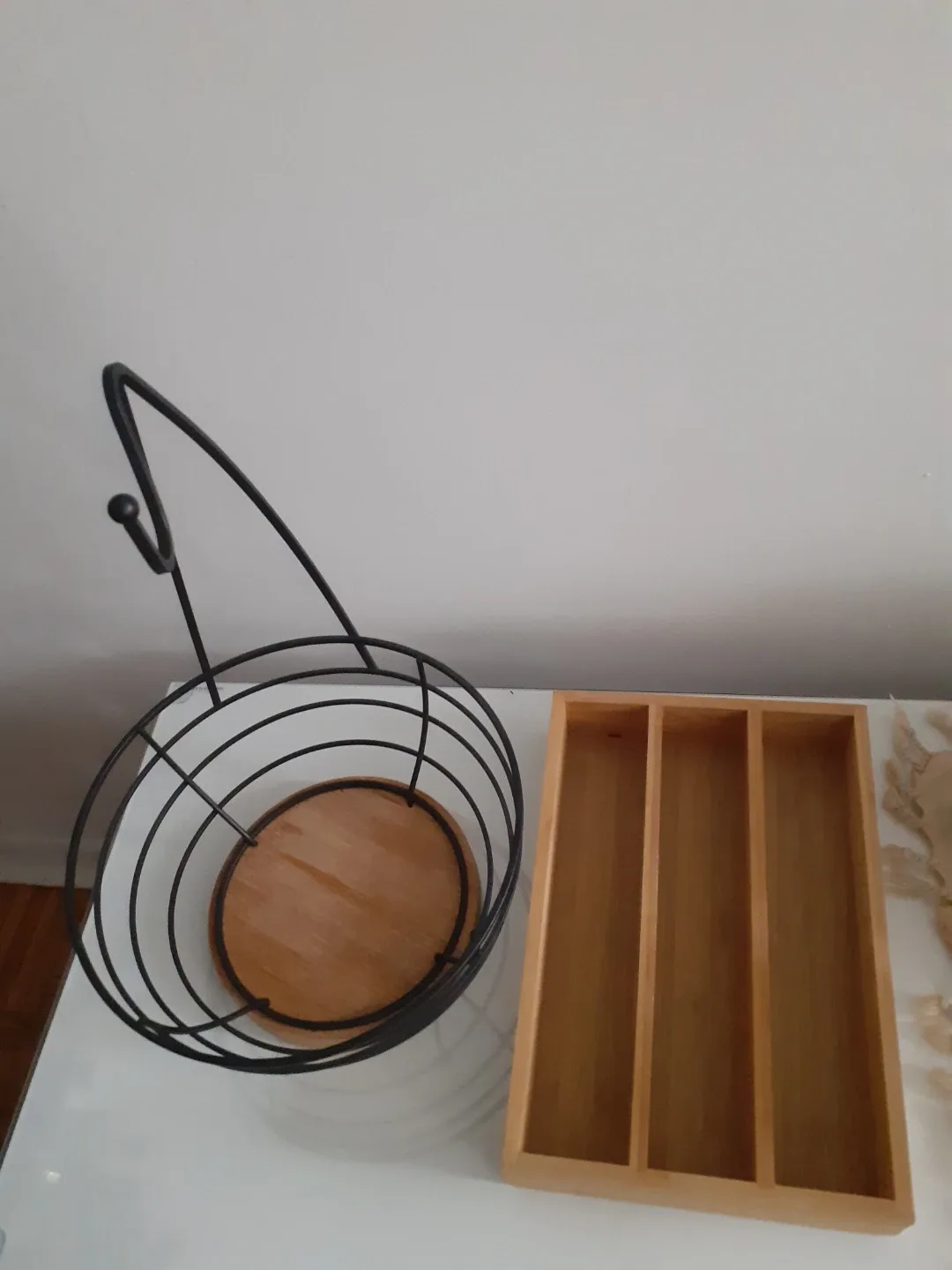 Kitchen Organization Lot - Dish Rack, Grater, Fruit Basket image indicator(3)