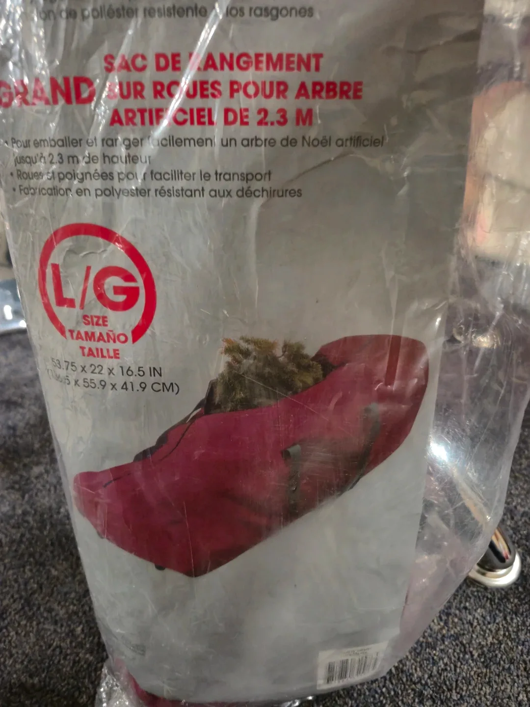 St. Nick's Choice Large Rolling Tree Storage Bag image indicator(2)