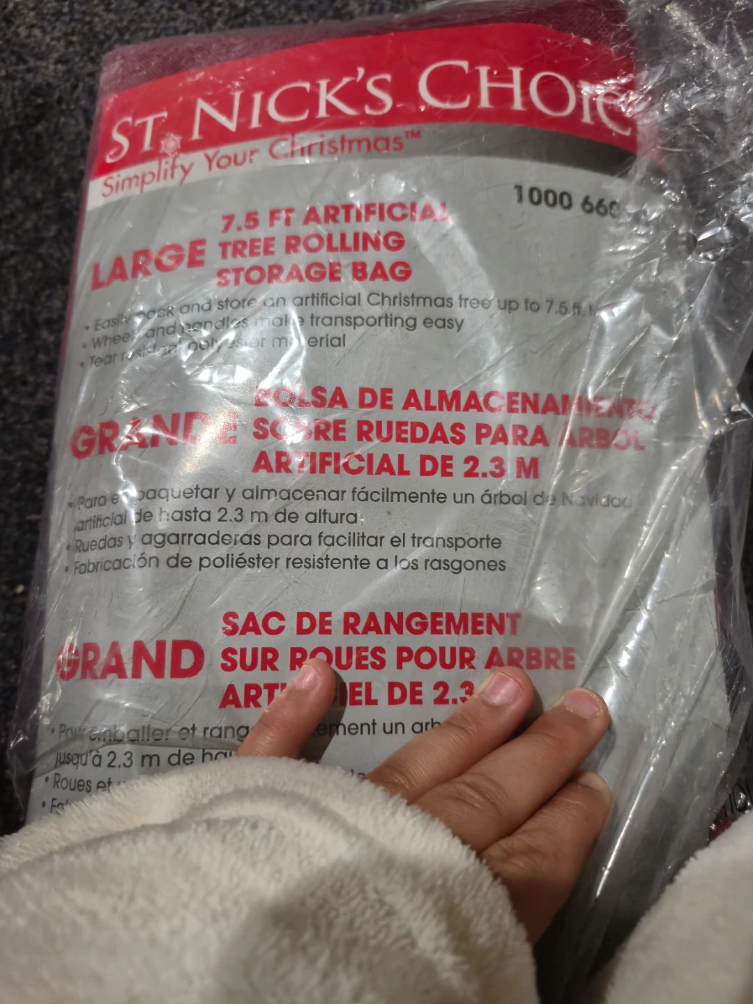 St. Nick's Choice Large Rolling Tree Storage Bag - photo 3