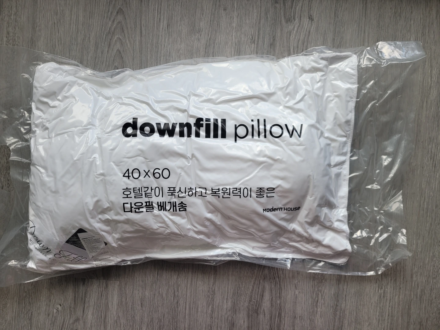 (NEW)Modern House Downfill Pillow (40x60)