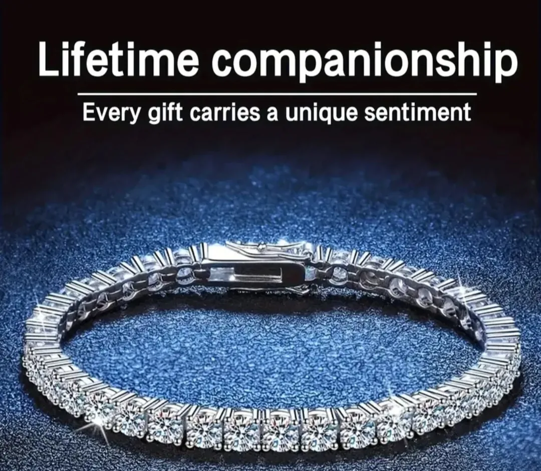 💎 Lifetime Companionship Diamond Tennis Bracelet 💎 image indicator(6)